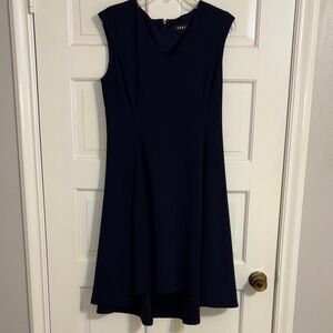DKNY Dark Navy High Low Dress